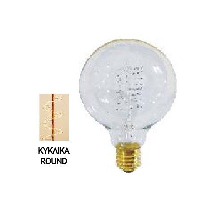 Λάμπα Edison E27 40Watt Filament Γλομπέ Globe Θερμό Λευκό 2200Κ