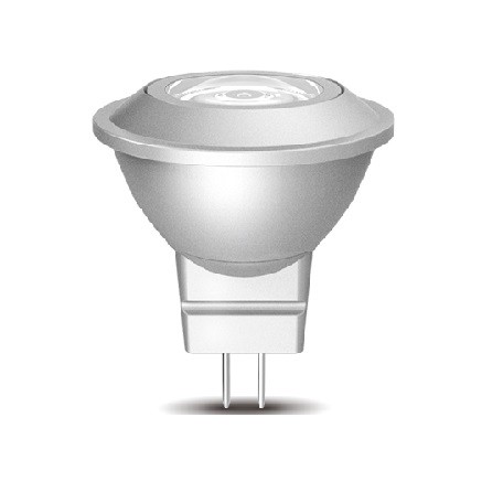Led Λάμπα MR11 2Watt High Power 90Lumen Θερμό Λευκό 3000Κ