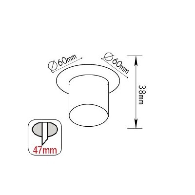 Σποτ Οροφής Χωνευτό G4