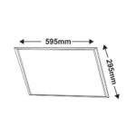 Led Πάνελ Οροφής 24Watt 595 x 295mm Slim