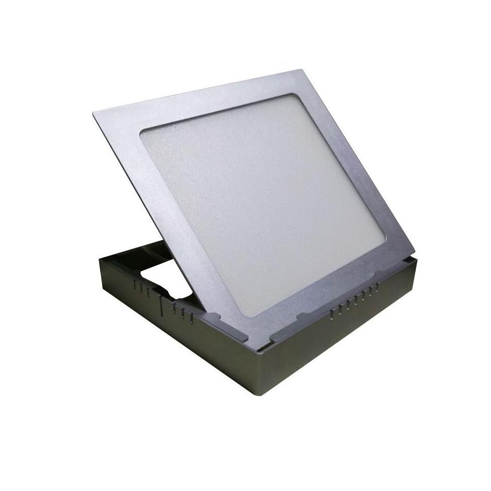 Led Panel Οροφής 26Watt Τετράγωνο Slim Χωνευτό Ή Με Εξωτερικό Πλαίσιο
