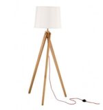 Φωτιστικό Δαπέδου Από Φυσικό Ξύλο Alma