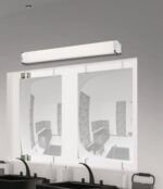 Φωτιστικό Απλίκα Μπάνιου Μέταλλο & Opal Γυαλί