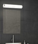 Φωτιστικό Απλίκα Μπάνιου Μέταλλο & Opal Γυαλί