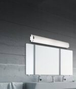 Φωτιστικό Απλίκα Μπάνιου Μέταλλο & Opal Γυαλί