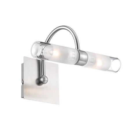 Φωτιστικό Απλίκα Μπάνιου Μέταλλο & Γυαλί