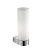 Φωτιστικό Απλίκα Μπάνιου Επίτοιχο Μέταλλο & Opal Γυαλί