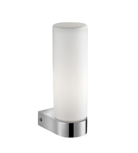 Φωτιστικό Απλίκα Μπάνιου Επίτοιχο Μέταλλο & Opal Γυαλί