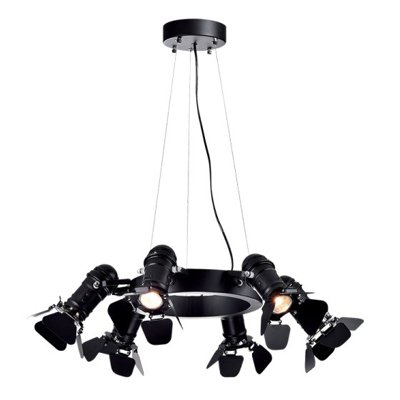 Φωτιστικό Κρεμαστό Από Μέταλλο Μαύρο