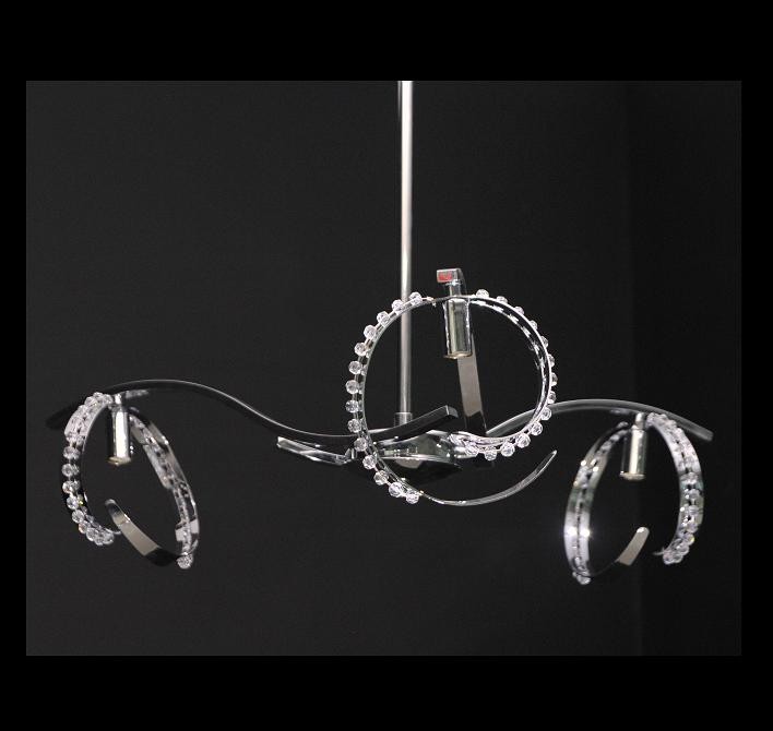 Φωτιστικό Σαλονιού Με Κρύσταλλα