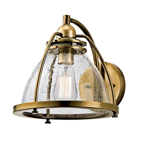 Απλίκα Επίτοιχη Μέταλλο & Γυαλί