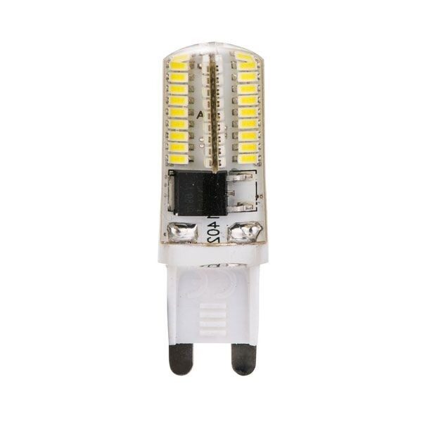 Led Λάμπα G9 3Watt Silicon 230±5%Lumen Ψυχρό Λευκό 6400K Ντιμαριζόμενη