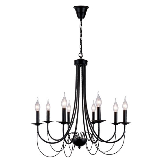 Φωτιστικό Κρεμαστό Μεταλλικό Κλασσικό Μαύρο