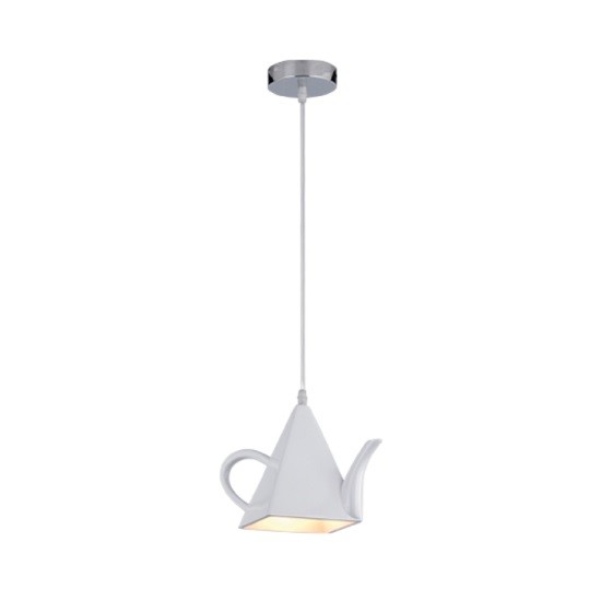 Φωτιστικό Κρεμαστό Από Polyresin Μονόφωτο