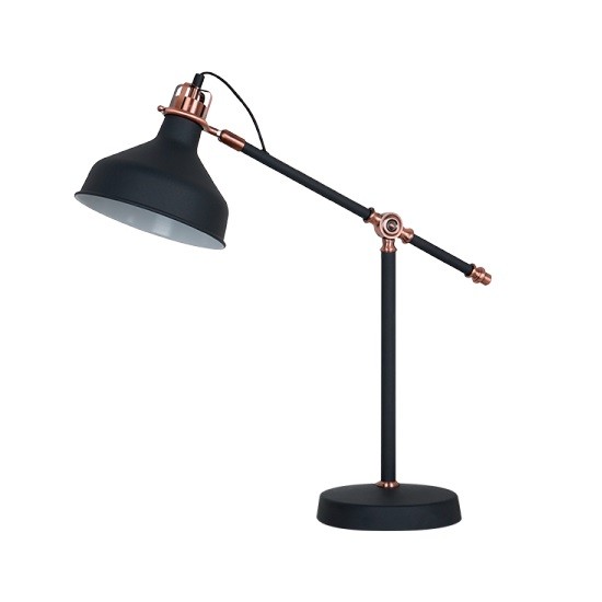 Φωτιστικό Επιτραπέζιο Μεταλλικό Μοντέρνο Μαύρο