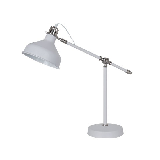 Φωτιστικό Επιτραπέζιο Μεταλλικό Μοντέρνο Λευκό