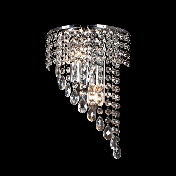 Απλίκα Τοίχου Με Κρύσταλλα