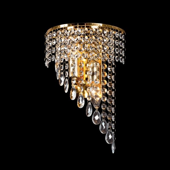 Απλίκα Τοίχου Με Κρύσταλλα