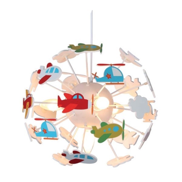 Φωτιστικό Κρεμαστό Παιδικό Πλαστικό Πολύχρωμο