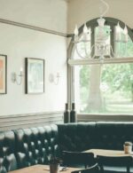 ACA Lighting Κλασσική Απλίκα Επίτοιχη Μεταλλική Μονόφωτη σε Δύο Χρώματα
