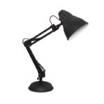 ACA Lighting Πορτατιφ Γραφείου Μεταλλικό σε Τρία Χρώματα με Κινούμενη Κεφαλή και Βραχίονα