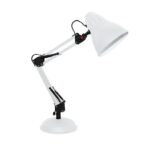ACA Lighting Πορτατιφ Γραφείου Μεταλλικό σε Τρία Χρώματα με Κινούμενη Κεφαλή και Βραχίονα