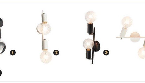 ACA Lighting Σποτ Επίτοιχο Οροφής Μεταλλικό Μονόφωτο Περιστρεφόμενο Λευκό