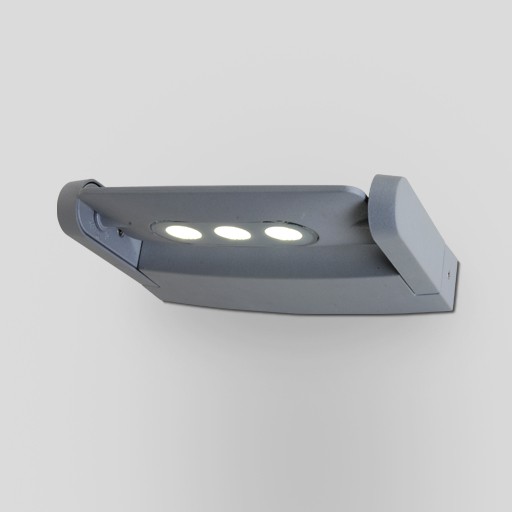 Led Επίτοιχο Φωτιστικό 9 Watt από Αλουμίνιο με Περιστρεφόμενη Κεφαλή Lutec