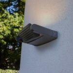 Led Επίτοιχο Φωτιστικό 9 Watt από Αλουμίνιο με Περιστρεφόμενη Κεφαλή Lutec