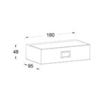 Ηλιακό Φωτιστικό από Ατσάλι LED 1.5Watt Επίτοιχο με Αισθητήρα Κίνησης Lutec Brick