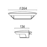 Φωτιστικό Τοίχου Εξωτερικού Χώρου LED 7Watt Στεγανό Lutec Ghost