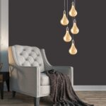 Κρεμαστό πολύφωτο φωτιστικό Luma σε ράγα 01261