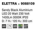 Κρεμαστο Φωτιστικό  Μοντέρνο  nova 9088109 ELETTRA - Image 6