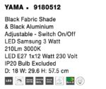 Φωτιστικό Τοιχου nova  9180512 YAMA - Image 4