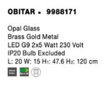 Φωτιστικό οροφης nova 9988171 OBITAR - Image 6