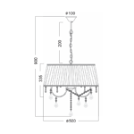 Πολύφωτο Aca Lighting FMD968303 - Image 2