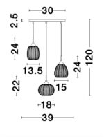 Φωτιστικό οροφης nova  9191542 VARIO - Image 4