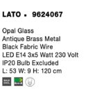 Φωτιστικό οροφης nova 9624067 LATO - Image 8
