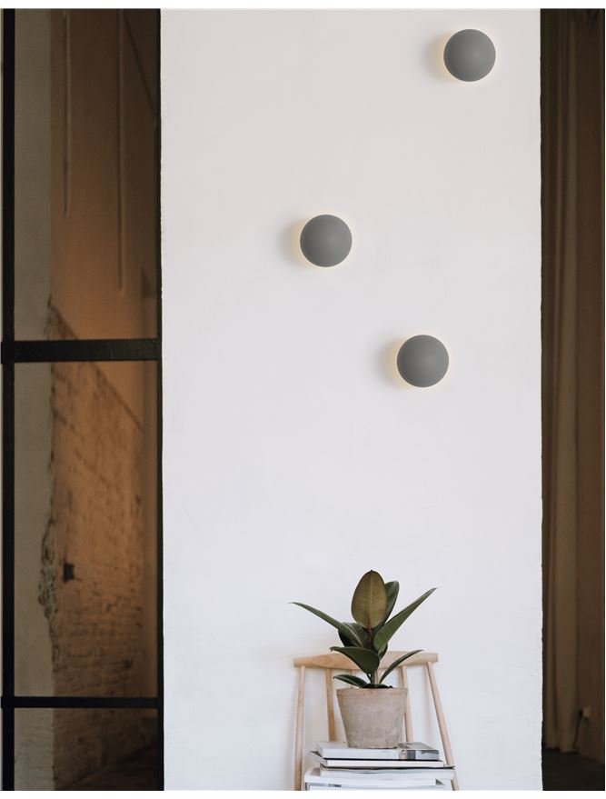9831051 Απλίκα Τοίχου - NETUNE - Nova luce – 9831051- Concrete - Image 1