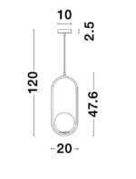 Φωτιστικό οροφης nova 9988170 OBITAR - Image 4