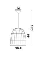 Φωτιστικό οροφής κρεμαστό - DESTIN - Nova luce – 9586671 - Image 4
