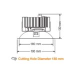 Επαγγελματικό φωτιστικό - Downlight led - KT LIGHTING – 1720 - Image 2