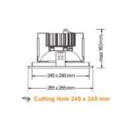 Επαγγελματικό φωτιστικό - Downlight led - KT LIGHTING – 4120 - Image 2