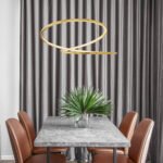 Κρεμαστό Φωτιστικό Χρυσό Girish – 9248109 Νοva Luce