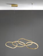 Κρεμαστό Φωτιστικό Χρυσό Girish – 9248111 Νοva Luce