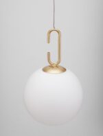 Κρεμαστό Φωτιστικό Χρυσό-Λευκό HOOK 9695224 Nova Luce - Image 3