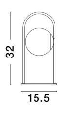 Επιτραπέζιο Φωτιστικό HOOK 9695225 Nova Luce - Image 3