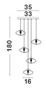 Πολύφωτο KING 9006049 Nova Luce - Image 3