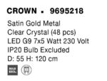 Κρεμαστό Φωτιστικό Crown 9695218 Nova Luce - Image 5