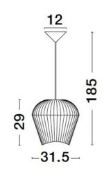 Μονόφωτο BREDO 9586512 Nova Luce - Image 5